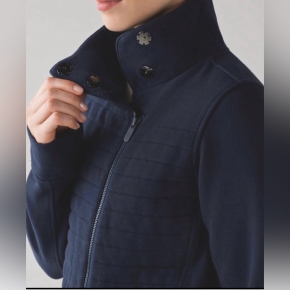 Lululemon Fleece Be True Jacket, inkwell - Picture 3 of 6